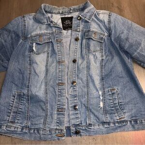 Louise Paris Light Blue Denim Jacket 1X